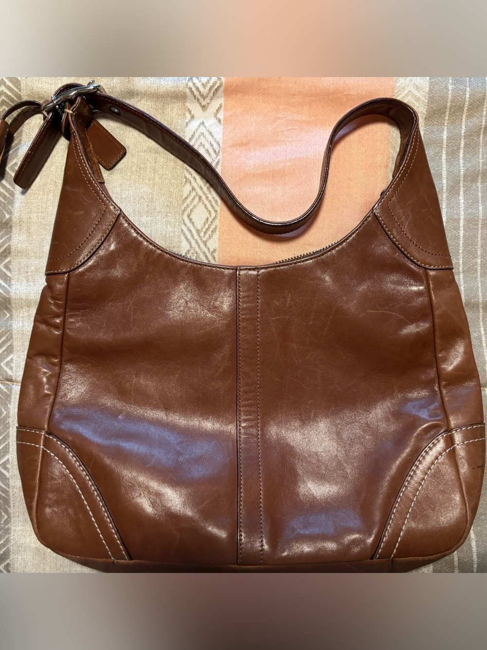 Coach Classic Brown Leather Bag